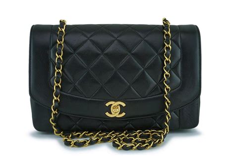 chanel diana vs classic flap|Chanel vintage full flap.